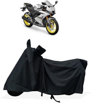 Tricway Two Wheeler Cover for Yamaha(YZF R15 V3 BS6, Black)