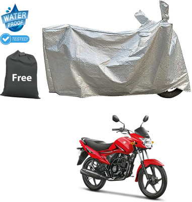 CODOKI Waterproof Two Wheeler Cover for Suzuki(Hayate, Silver)