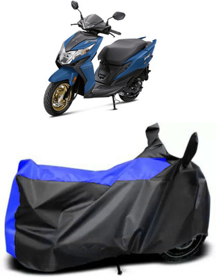 RM Collections Waterproof Two Wheeler Cover for Honda(Dio, Blue, Black)
