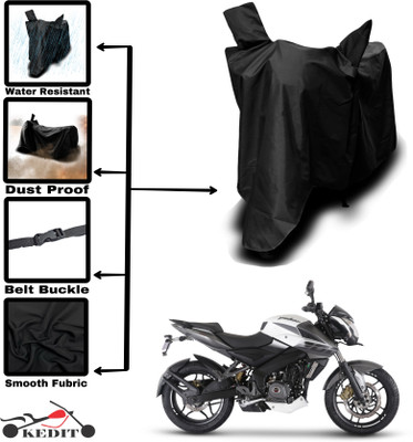AASHTIK MART Two Wheeler Cover for Bajaj(Pulsar SS400 BS6, Black)