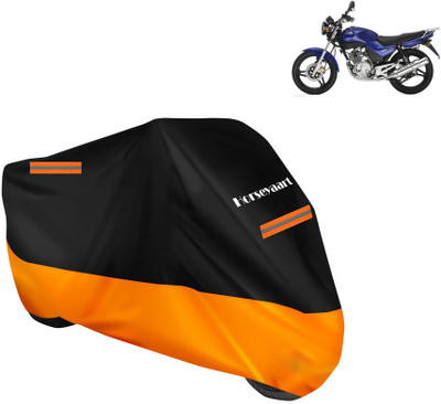 Horseyaart Waterproof Two Wheeler Cover for Yamaha(YBR 125, Orange)
