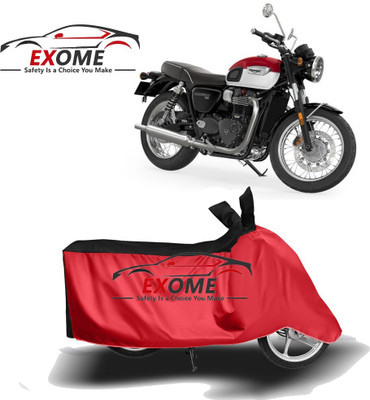 APNEK Two Wheeler Cover for Triumph(Bonneville T100, Red, Black)
