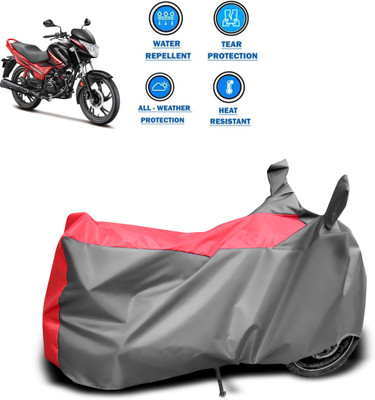 CODOKI Waterproof Two Wheeler Cover for Hero(Glamour i3s, Grey)