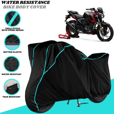 SRP PRODUCT Waterproof Two Wheeler Cover for TVS(Apache RTR 200 4V, Black)