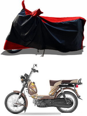 DeepShakshi AUTOMOTIVE Waterproof Two Wheeler Cover for TVS(XL 100, Red)