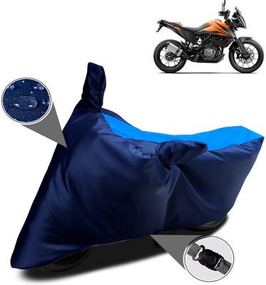 DeepShakshi AUTOMOTIVE Waterproof Two Wheeler Cover for KTM(390 Adventure, Blue)