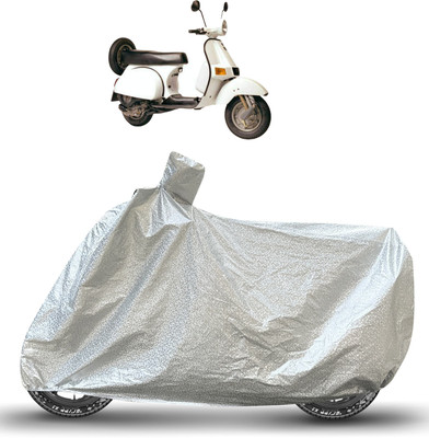 Caronix Waterproof Two Wheeler Cover for Bajaj(Chetak, Silver)