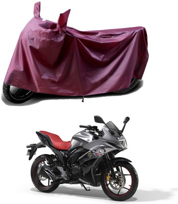 THE REAL ARV Waterproof Two Wheeler Cover for Suzuki(Gixxer Special Edition, Maroon)