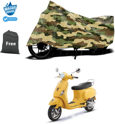 CODOKI Waterproof Two Wheeler Cover for Vespa(VXL 150 BS6, Yellow)