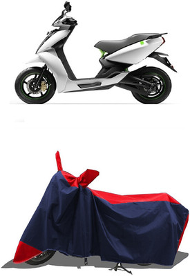 SUGASHRI Waterproof Two Wheeler Cover for Ather(450, Red, Blue)