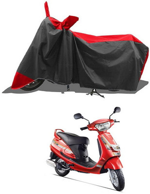 PAGORA Waterproof Two Wheeler Cover for Mahindra(Duro DZ, Red, Black)