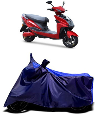 VESMEI Two Wheeler Cover for Techo Electra(Raptor, Blue)