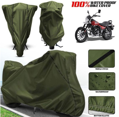 AutoGalaxy Waterproof Two Wheeler Cover for Bajaj(Avenger, Green)