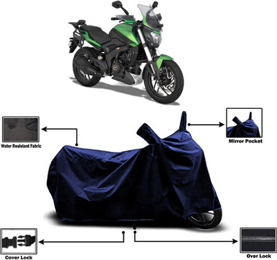 Amexride Two Wheeler Cover for Bajaj(Dominar 400 BS6, Blue)