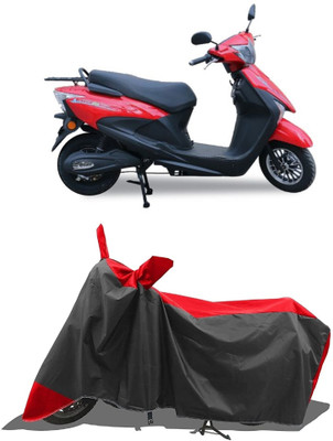 SPECTUS Two Wheeler Cover for Avon(E Scoot, Red)