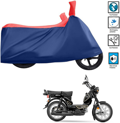 PAGORA Waterproof Two Wheeler Cover for TVS(XL 100 Heavy Duty BS6, Red)