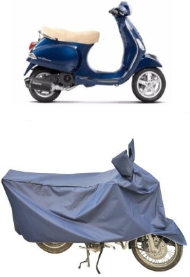 GANPRA Waterproof Two Wheeler Cover for Piaggio(Vespa LX, Blue)