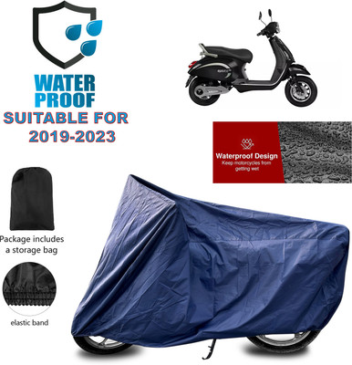 GOSHIV-car and bike accessories Waterproof Two Wheeler Cover for PURE EV(Blue)
