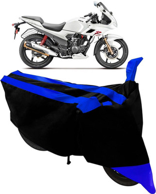 Mdstar Waterproof Two Wheeler Cover for Hero(Karizma, Black, Blue)