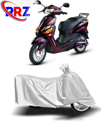 RRZ Waterproof Two Wheeler Cover for Hero Electric(Electric Optima Plus, White)