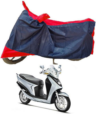 MMSSTAR Waterproof Two Wheeler Cover for Hero(Leap Hybrid SES, Red, Blue)