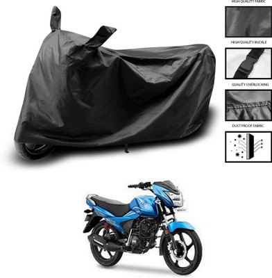 DeepShakshi AUTOMOTIVE Two Wheeler Cover for TVS(Victor New, Black)