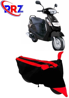 RRZ Waterproof Two Wheeler Cover for Mahindra(Duro DZ, Black, Red)