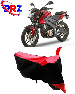 RRZ Waterproof Two Wheeler Cover for Bajaj(Pulsar 200 NS DTS-i, Black, Red)