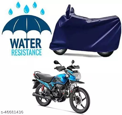 gurukul mart Waterproof Two Wheeler Cover for Yamaha(Alpha BS6 BS6, Blue)