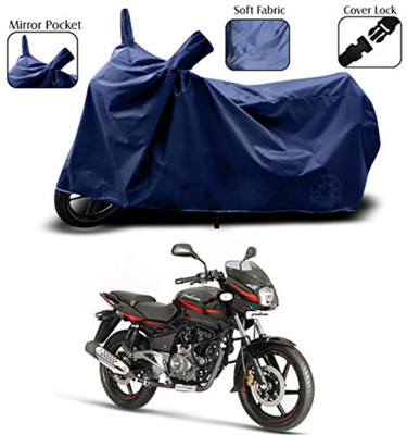 DeepShakshi AUTOMOTIVE Two Wheeler Cover for Bajaj(Pulsar 180 DTS-i, Blue)