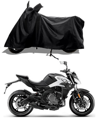 GROFATIK Two Wheeler Cover for CFMoto(400NK BS6, Black)