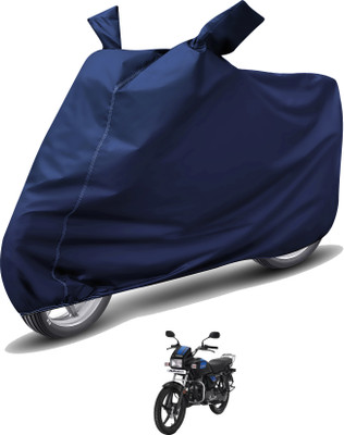 MOCKHE Waterproof Two Wheeler Cover for Hero(Splendor Plus, Blue)