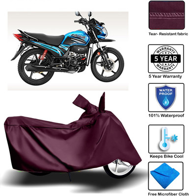 MISSION COLLECTION Waterproof Two Wheeler Cover for Honda(Passion Pro TR, Maroon)