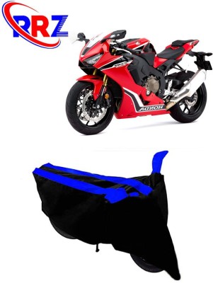 RRZ Waterproof Two Wheeler Cover for Honda(CBR 1000RR, Black, Blue)