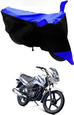 MMSSTAR Waterproof Two Wheeler Cover for TVS(Sport ES, Blue, Black)