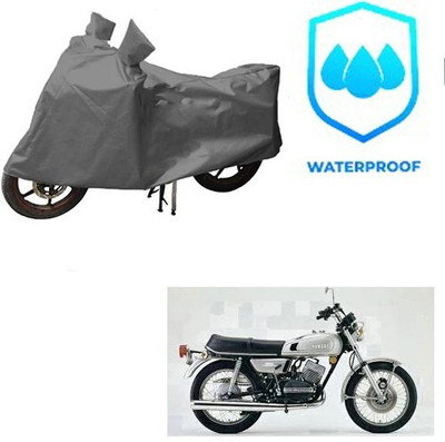 MMSSTAR Waterproof Two Wheeler Cover for Yamaha(RD 350, Grey)