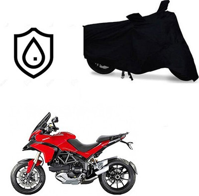 MMSSTAR Waterproof Two Wheeler Cover for Ducati(Multistrada, Black)