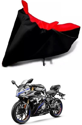 DSAMI Two Wheeler Cover for CFMoto(250SR, Red, Black)