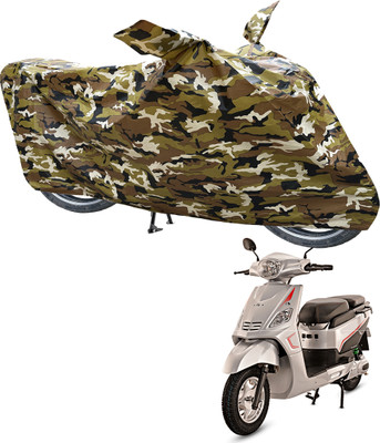 RiderShine Waterproof Two Wheeler Cover for Hero(Electric NYX BS6, Multicolor)
