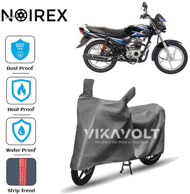 NOIREX Two Wheeler Cover for Bajaj(CT100, Grey)