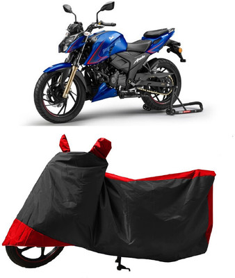 GROFATIK Two Wheeler Cover for TVS(Apache RTR 200, Red)