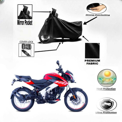 AutoGalaxy Waterproof Two Wheeler Cover for Bajaj(Pulsar 160 NS DTS-i, Black)