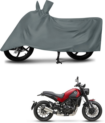 aosis Waterproof Two Wheeler Cover for Benelli(Leoncino, Grey)