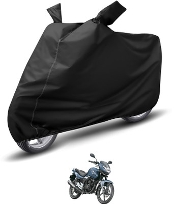 Auto Hub Waterproof Two Wheeler Cover for Suzuki(GS 150R, Black)
