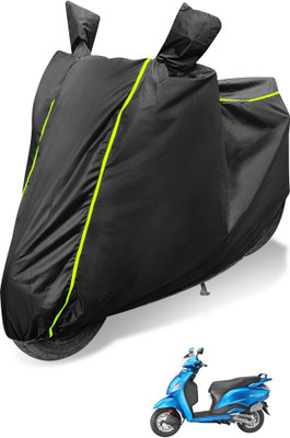 Auto Hub Waterproof Two Wheeler Cover for Hero(Maestro, Black)