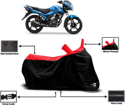 Amexride Two Wheeler Cover for TVS(Victor, Red)