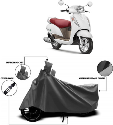 MMSSTAR Waterproof Two Wheeler Cover for Suzuki(Access SE, Grey)