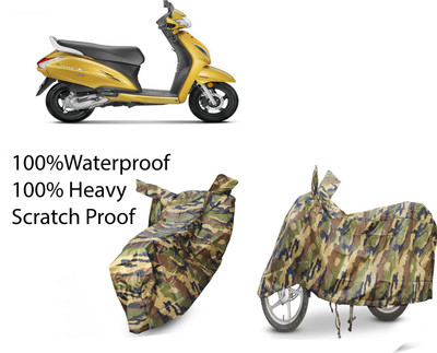 EGAL Waterproof Two Wheeler Cover for Honda(Activa 6G, Green)