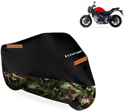 Horseyaart Waterproof Two Wheeler Cover for Suzuki(SV 650 BS6, Multicolor)