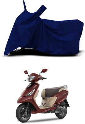 VESMEI Two Wheeler Cover for TVS(Zest 110, Blue)